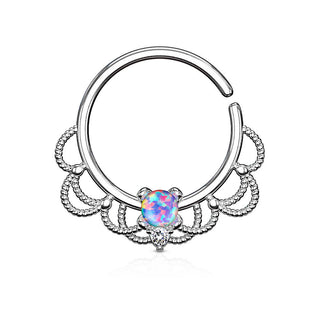 Ring Filigree Opal Bendable