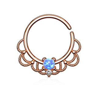 Ring Filigree Opal Bendable