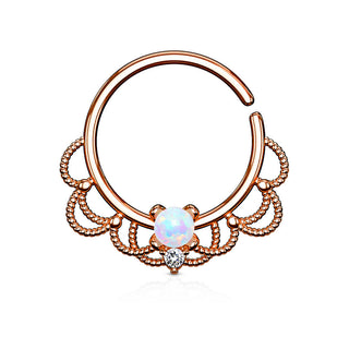 Ring Filigree Opal Bendable