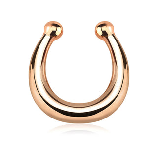 Fake Nose Piercing Septum Bendable