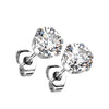 Zirconia Round Silver