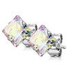 Square Zirconia Silver