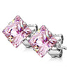 Square Zirconia Silver