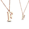 Buchstaben A-Z Roségold