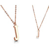 Necklace Letters A-Z Roségold