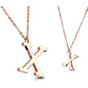 Necklace Letters A-Z Roségold