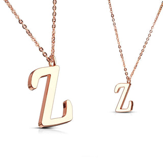 Buchstaben A-Z Roségold