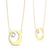 Design luna piena con zircone