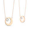 Design luna piena con zircone