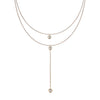Collier Pendentif Bille Superposé