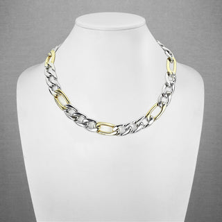 Necklace Due-Colour Gold Silver