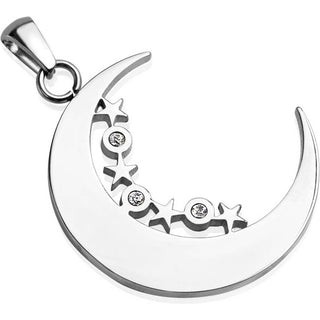 Moon Stars Zirconia Silver