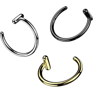 Titan Nasenstecker Hoop Stab Stoper