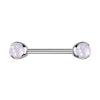 Nipple Piercing Semi-Precious Stone Internally Threaded