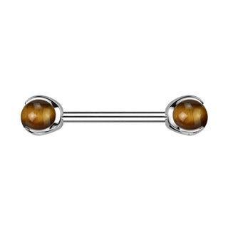 Nipple Piercing Semi-Precious Stone Internally Threaded