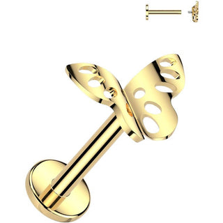 Titan Labret Schmetterling Innengewinde