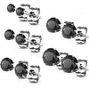 Zirconia Silver 5 pair, 5 s pairs
