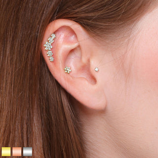 Labret Ensemble Zirconia, 3 morceaux