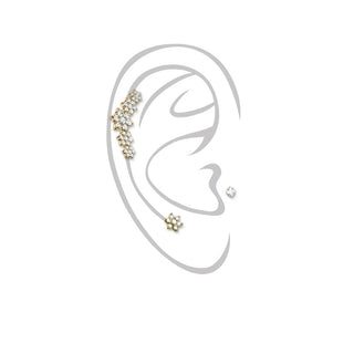 Labret Ensemble Zirconia, 3 morceaux