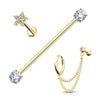 Value Pack Set Labret Barbell Industrial, 3  pieces