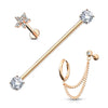 Value Pack Set Labret Barbell Industrial, 3  pieces
