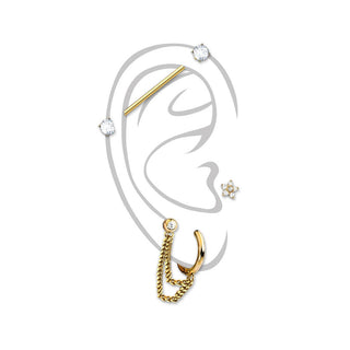 Value Pack Set Labret Barbell Industrial, 3  pieces