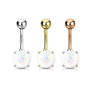 Belly Button Piercing Zirconia Round, 3  pieces