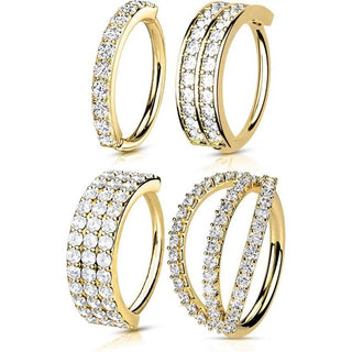 Ring Set Zirconia Bendable, 4  pieces
