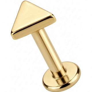 Titane Labret Embout Triangle Géométrique Filetage Interne