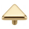 Titanium Top Triangle With Rounded Corners Internally Threaded