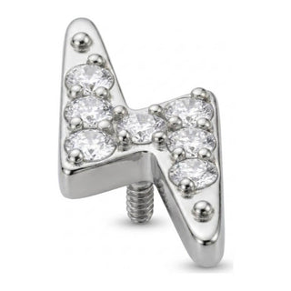 Titanium Top Electric Lightning Bolt Internally Threaded