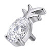 Titanium Top Pineapple With Zirconia Internally Threaded