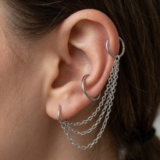 Titanium Attachment Triple Layered Chain