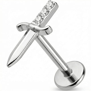 Dagger With Clear Stones
