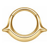 Titanium Ring Tribal Clicker