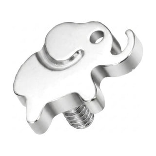 Titanium Top Elephant Raised Trunk Internally Threaded