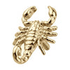 Titanium Top Textured Scorpion Figure Internally Threaded
