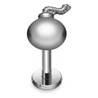 Titanium Labret Bomb Internally Threaded