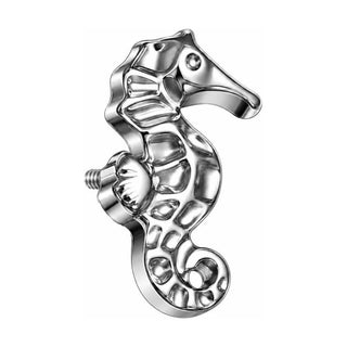Titanium Top Ocean Seahorse Shape Internally Threaded