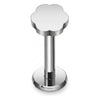 Titanium Labret Flower Internally Threaded