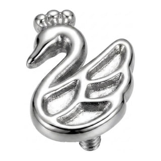 Titanium Top Swan With A Crown Internally Threaded