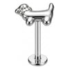 Titanium Labret Dog Internally Threaded
