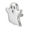 Titanium Top Spooky Halloween Ghost Internally Threaded