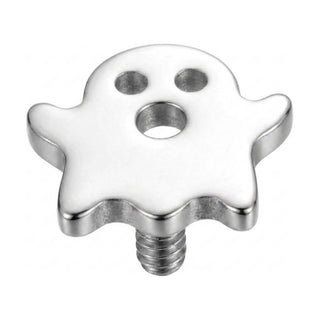 Titanium Top Friendly Halloween Ghost Internally Threaded