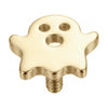 Titanium Top Friendly Halloween Ghost Internally Threaded