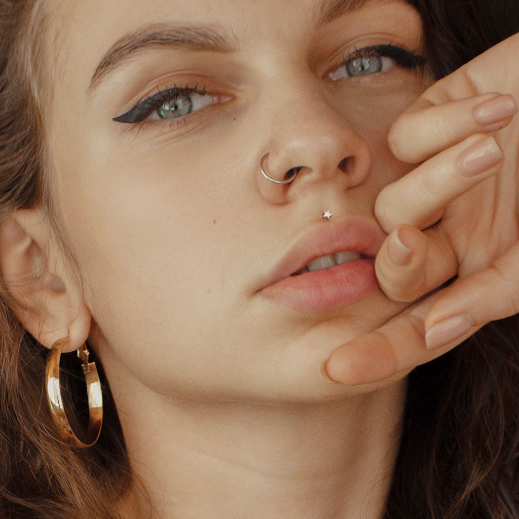 Goldschmuck für Ihre Lippenpiercings