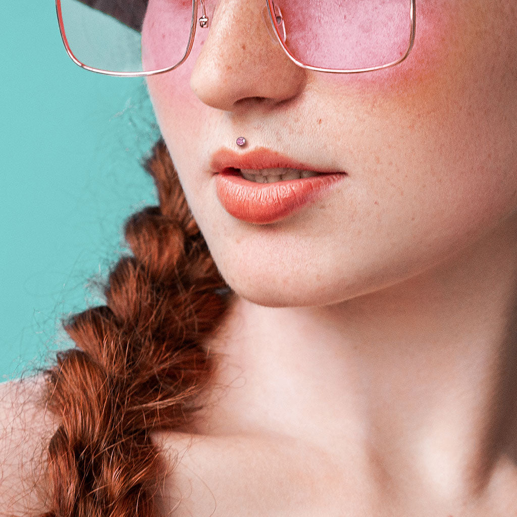 Titanschmuck für Ihre Lippenpiercings